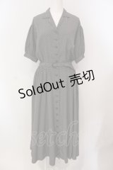 PINK HOUSE / 開襟ドットワンピース  ネイビー O-25-05-13-068-LO-OP-IG-OS