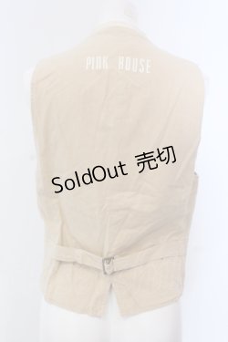 画像3: PINK HOUSE / デニムベスト  アイボリー O-25-05-13-071-LO-TO-IG-OS