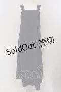 powder / ポケットサロペットワンピース  ネイビー O-25-05-13-081-LO-OP-IG-OS