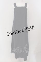 powder / ポケットサロペットワンピース  ネイビー O-25-05-13-081-LO-OP-IG-OS