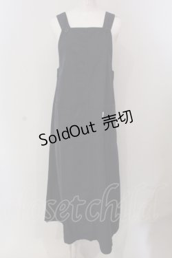 画像1: powder / ポケットサロペットワンピース  ネイビー O-25-05-13-081-LO-OP-IG-OS