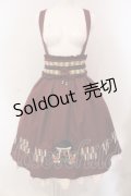 Amavel / 大鳥居の御稲荷和風サス付きスカート  ワイン O-25-05-13-082-CA-SK-IG-OS