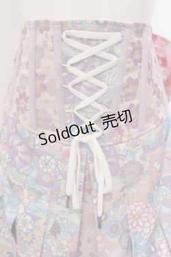画像2: Qutie Frash / リボン袴コルセット  パステル O-25-05-13-007-QU-SK-OW-OS