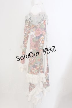 画像3: Qutie Frash / オフショル着物カーデ  ホワイト×レッド O-25-05-13-010-QU-TO-OW-OS