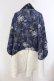 画像3: Qutie Frash / 和柄ポンチョ  ブルー O-25-05-13-012-QU-JA-OW-OS (3)