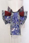 Qutie Frash / 花魁帯コルセット  ブルー O-25-05-13-002-QU-TO-OW-OS