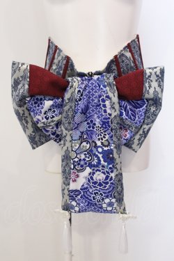 画像1: Qutie Frash / 花魁帯コルセット  ブルー O-25-05-13-002-QU-TO-OW-OS