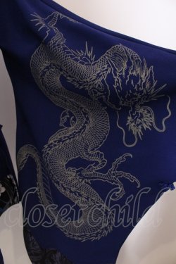 画像2: Qutie Frash / 着物カーデ  ブルー O-25-05-13-015-QU-JA-OW-OS