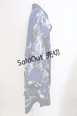 画像3: Qutie Frash / 着物カーデ  ブルー O-25-05-13-015-QU-JA-OW-OS