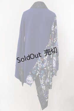 画像4: Qutie Frash / 着物カーデ  ブルー O-25-05-13-015-QU-JA-OW-OS