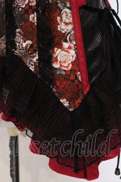 画像2: Qutie Frash / 和柄コルセット  レッド O-25-05-13-016-QU-TO-OW-OS