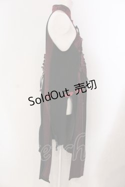 画像3: Qutie Frash / ホルターロングベスト  レッド O-25-05-13-017-QU-OP-OW-OS