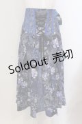 Qutie Frash / リボン袴コルセット  ブルー O-25-05-13-018-QU-SK-OW-OS