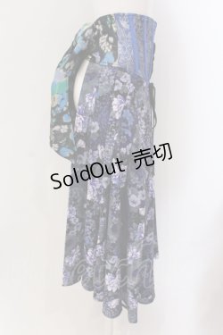 画像3: Qutie Frash / リボン袴コルセット  ブルー O-25-05-13-018-QU-SK-OW-OS