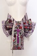 Qutie Frash / 花魁帯コルセット  パープル O-25-05-13-003-QU-TO-OW-OS