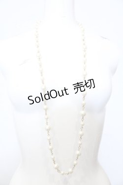 画像2: INGEBORG / パールロングネックレス  ゴールド O-25-05-14-049-LO-AC-IG-OS