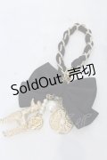 INGEBORG / リボンプードルバッグチャーム  ゴールド×クロ O-25-05-14-051-LO-ZA-IG-OS