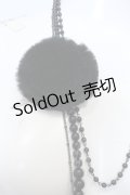 INGEBORG / ラウンドファー多連ネックレス  クロ O-25-05-14-059-LO-AC-OW-ZT012