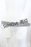 ROMANTIC NEUROSIS / シドリングベルト  ブラック O-25-05-14-066-PU-ZA-OW-OS