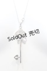 MIHO MATSUDA / ノベルティ鍵ネックレス  シルバー O-25-05-14-068-GO-AC-OW-OS