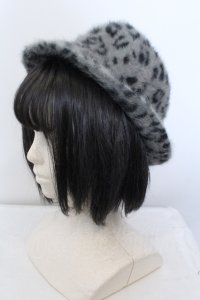 MIHO MATSUDA / ファーハット 57.5ｃｍ グレー O-25-05-14-081-GO-AC-OW-ZT-K007