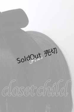 画像2: Fi.n.t / ロゴ刺繍入りベロアリボンカチューシャ  クロ O-25-05-14-082-CA-AC-OW-ZT012