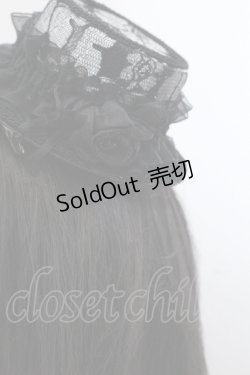 画像2: MIHO MATSUDA / ミニハット  総レース×ブラック O-25-05-14-083-GO-AC-OW-OS