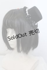 MIHO MATSUDA / ミニハット  パール×ブラック O-25-05-14-084-GO-AC-OW-OS