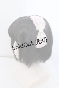 MIHO MATSUDA / ななめリボンカチューシャ  ピンク O-25-05-14-087-GO-AC-OW-OS