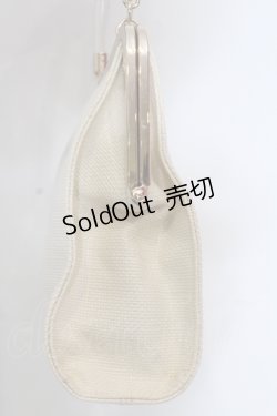 画像3: an another angelus / ローズ刺繍クリアハンドルバッグ  アイボリー×ブルー系 O-25-05-14-004-CA-BL-IG-OS
