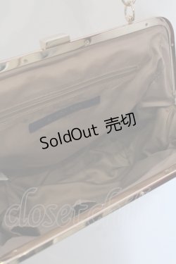 画像4: an another angelus / ローズ刺繍クリアハンドルバッグ  アイボリー×ブルー系 O-25-05-14-004-CA-BL-IG-OS