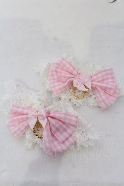 画像1: BABY,THE STARS SHINE BRIGHT / Sweet My Secret Heart お袖留め  シロ×ピンク O-25-05-14-006-BA-ZA-IG-OS
