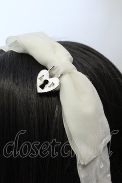 画像2: Angelic Pretty / Bell Heartカチューシャ  オフシロ O-25-05-14-012-AP-AC-IG-OS