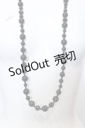 INGEBORG / ビーズネックレス  クロ O-25-05-14-016-LO-AC-OW-OS
