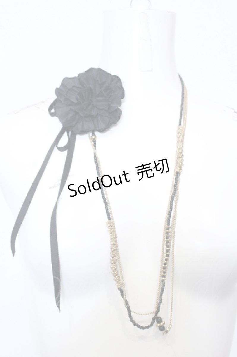 画像2: 【SALE】INGEBORG / フラワーモチーフ多重ネックレス  ゴールド O-25-05-14-009-LO-AC-OW-ZT012 (2)