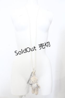画像2: INGEBORG / くまストラップネックレス  ブラウン O-25-05-14-025-LO-AC-OW-OS