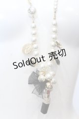 INGEBORG / シグネチャーモチーフパールロングネックレス  パール×ゴールド O-25-05-14-036-LO-AC-IG-ZT006