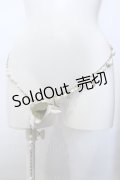 INGEBORG / シグネチャーカメリアコサージュチェーンベルト  ゴールド×シロ O-25-05-14-037-LO-ZA-IG-OS