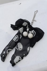 INGEBORG / さくらんぼリボンバッグチャーム  クロ O-25-05-14-039-LO-ZA-IG-OS