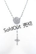 INGEBORG / 十字架カメリアネックレス  クロ O-25-05-14-044-LO-AC-IG-OS