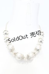 INGEBORG / 大粒パールネックレス  ゴールド O-25-05-14-047-LO-AC-IG-OS