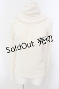 axes femme / パール使いリブタートル M アイボリー O-25-05-15-029-AX-TO-IG-OS