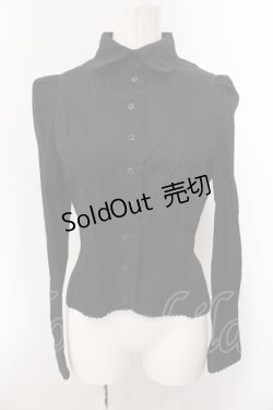 画像1: BPN / バックティアードブラウス M ブラック O-25-05-15-030-GO-BL-IG-ZS