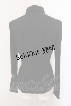 画像4: BPN / バックティアードブラウス M ブラック O-25-05-15-030-GO-BL-IG-ZS