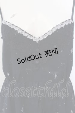 画像2: axes femme / ムーンキャットキャミワンピ  ネイビ O-25-05-15-032-AX-OP-IG-OS