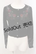 axes femme POETIQUE / 不思議の国のアリス/カーディガン M クロ O-25-05-15-042-AX-TO-IG-OS