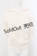 MILK / リボンポケット半袖パーカー  サーモンピンク O-25-05-15-045-ML-TO-IG-OS