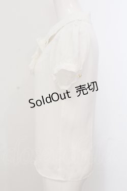 画像3: Ank Rouge / タイ付きパフブラウス  オフシロ O-25-05-15-048-CA-BL-IG-OS