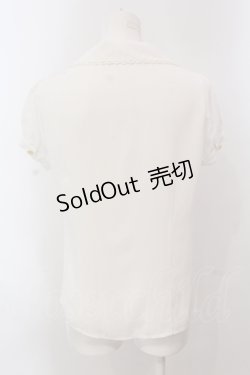 画像4: Ank Rouge / タイ付きパフブラウス  オフシロ O-25-05-15-048-CA-BL-IG-OS