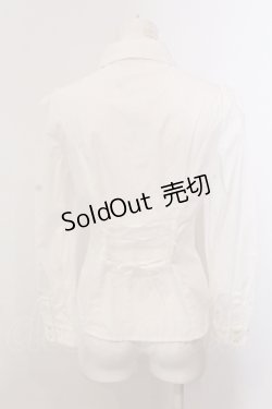 画像4: Secret Honey / 襟ビジュ-ブラウス  シロ O-25-05-15-052-CA-BL-OW-OS